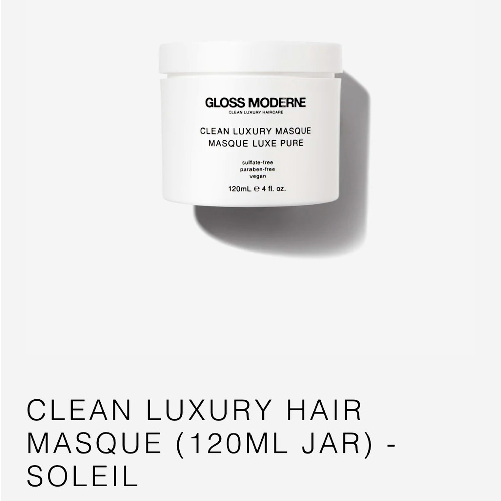 Brand NEW! Seal is still on! Gloss Moderne luxury hair masque